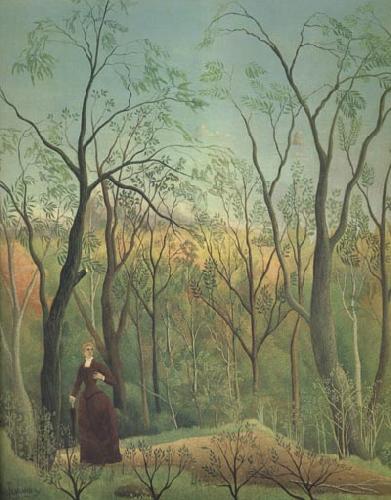 Henri Rousseau Promenade in the Forest of Saint-Germain Sweden oil painting art